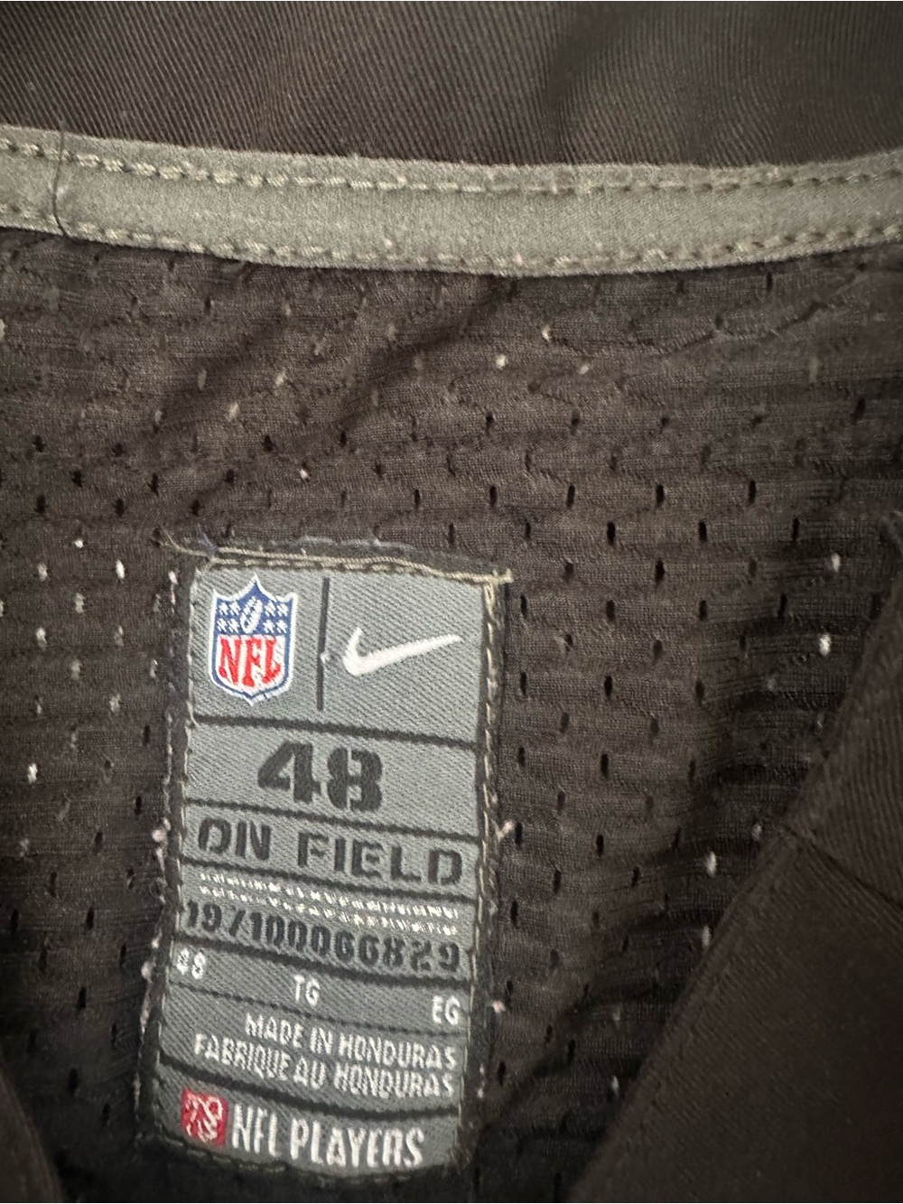 NFL Kids Black Jersey with White #89 - Picture 4 of 4